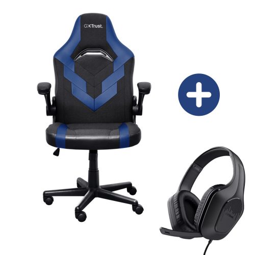 Trust Gaming GXT 703B RIYE Gamer szék - Kék (25129)