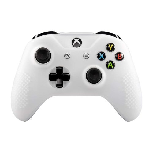 Csúszás-gátló szilikon gumi tok Xbox One kontrollerhez - Fehér
