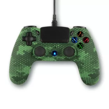   Spartan Gear - Hoplite 2 Vezetékes Kontroller Green Camo PS4