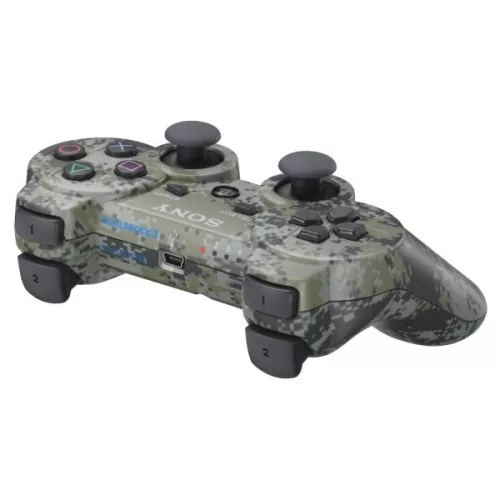 Playstation 3 Dualshock 3 kontroller (terepmintás, vezeték nélküli, rezgős,akkus)