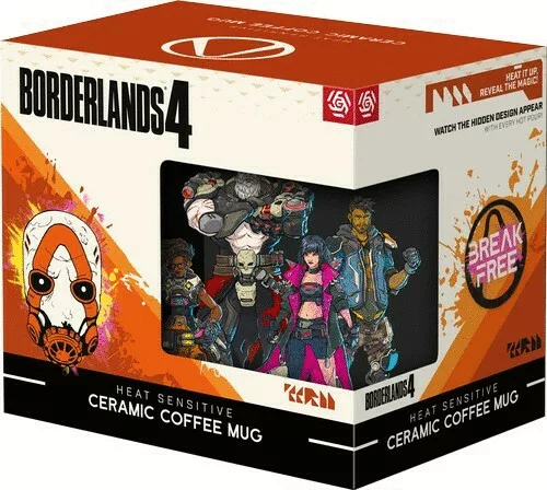 Borderlands 4 Vault Keeper Glitch Hőre változó bögre