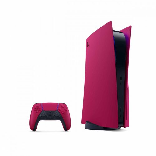 PlayStation®5 (PS5) Console Cover konzolborító Cosmic Red (piros) LEMEZES GÉPHEZ
