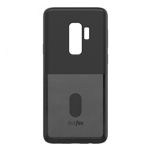 Dotfes G02 Karbon, kártyatartós, ütésálló tok, Samsung S9 (fekete)