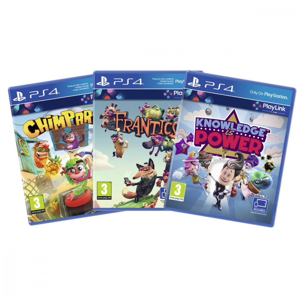 Jogo PS4 Saber é Poder Gerações + Chimparty + Frantics + Melbits World 