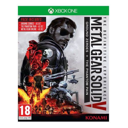 Metal Gear Solid 5 (MGS V) The Definitive Experience (Ground Zeroes + Phantom Pain) Xbox One (használt,karcmentes)
