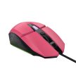 Trust Gaming GXT 109P Felox Megvilágított gamer egér - Rózsaszín (25068)