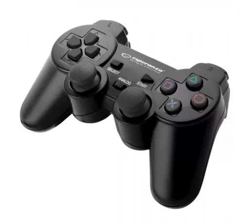 Esperanza Corsair GX500 vezetékes rezgős kontroller PS2/PS3/PC EG106 (használt, 1 hónap jótállás)