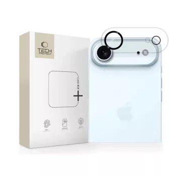   Tech-Protect Cam Fit+ hátsó 3D kamera lencsevédő - Apple iPhone 17 Air - átlátszó