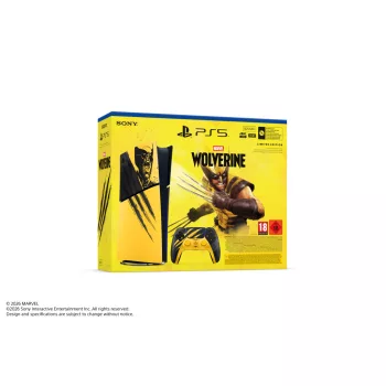   PlayStation®5 Slim Digital Edition 1 TB (PS5 Slim) Marvels Wolverine Battle Yellow Edition Bundle