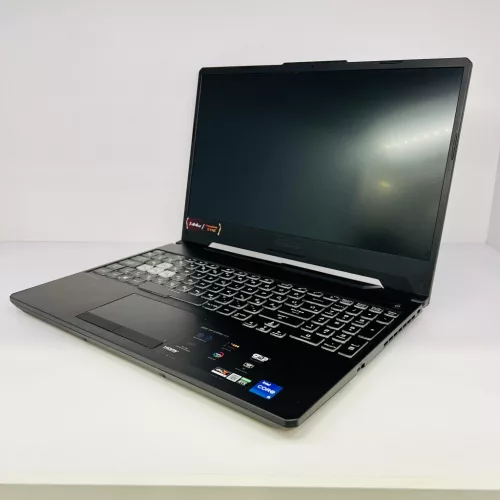 ASUS TUF F15 FX506H Gamer laptop: i5 11400 | 16GB DDR4 | 512GB SSD | RTX 3050 (használt, 3 hó jótállás)