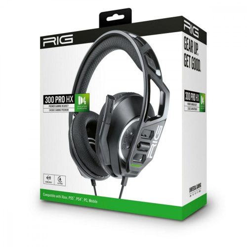 Nacon RIG 300PRO HX Premier Gaming Headset Xbox/PS4/PS5/PC/Mobil - Fekete