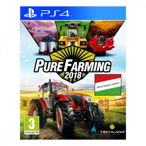 Pure Farming 2018 PS4  (magyar nyelvű,használt,karcmentes)