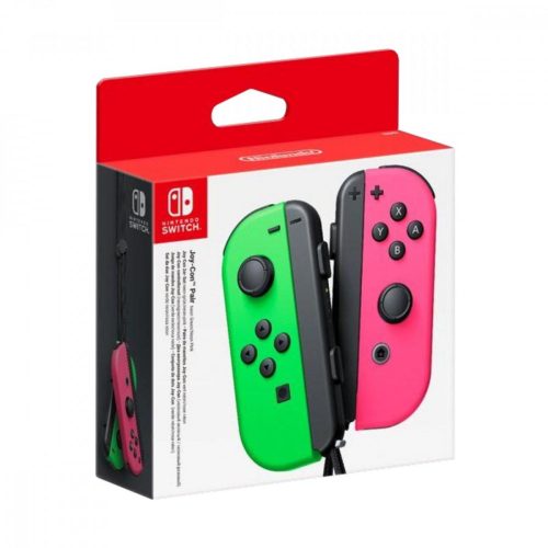 Nintendo Switch Joy-Con Kontroller Neon Zöld és Pink