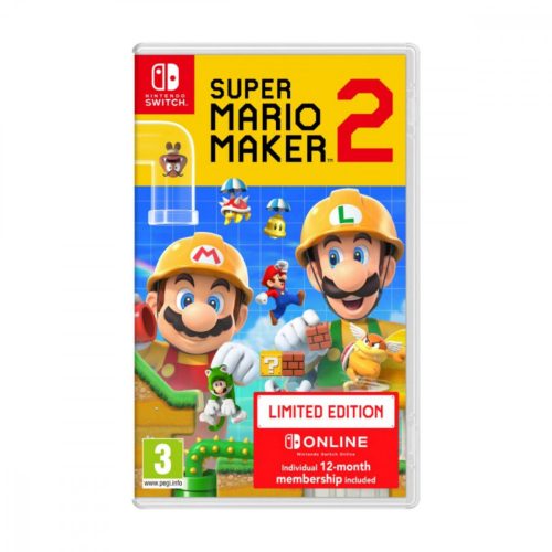 Super Mario Maker 2 Limited Edition Switch + Előrendelői ajándék (stylus)