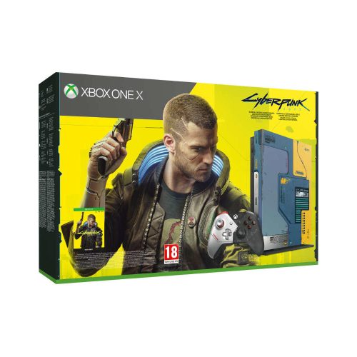 Xbox One X 1 TB Cyberpunk Edition (használt, 6 hónap jótállás)