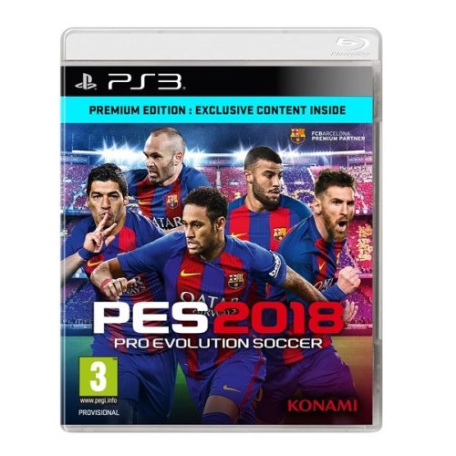Pro Evolution Soccer 2018 Premium Edition (PES 18) PS3 + Ajándék poszter + sapka
