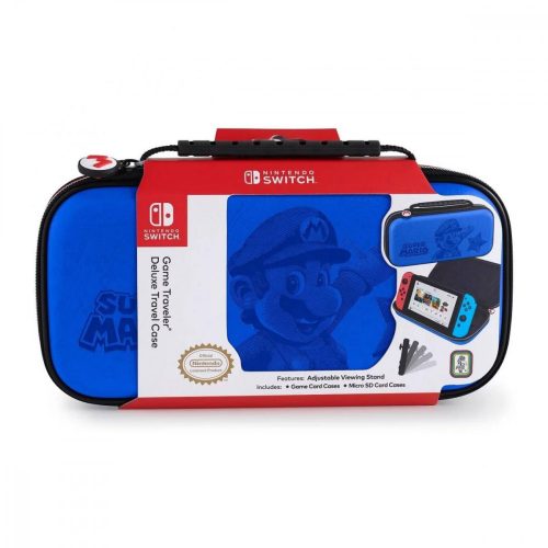 Nintendo Switch Mario mintás tok (kék) NNS46BL