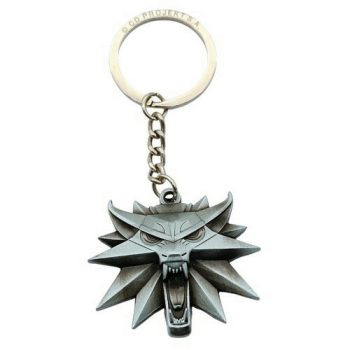 The Witcher Wolf Medallion Kulcstartó