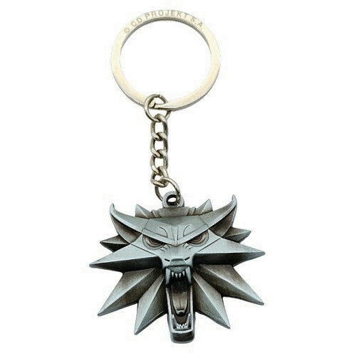 The Witcher Wolf Medallion Kulcstartó