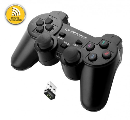 Esperanza Gladiator Wireless Gamepad PS3/PC GX600 fekete EGG108K