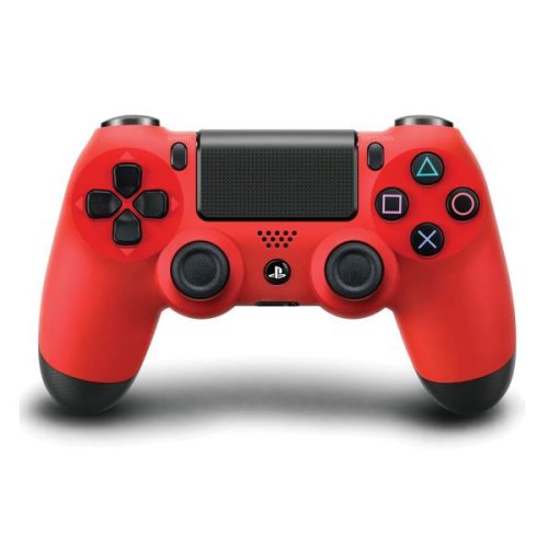 Playstation 4 (PS4) Dualshock 4 kontroller Piros (használt, 1 hónap garanciával!)