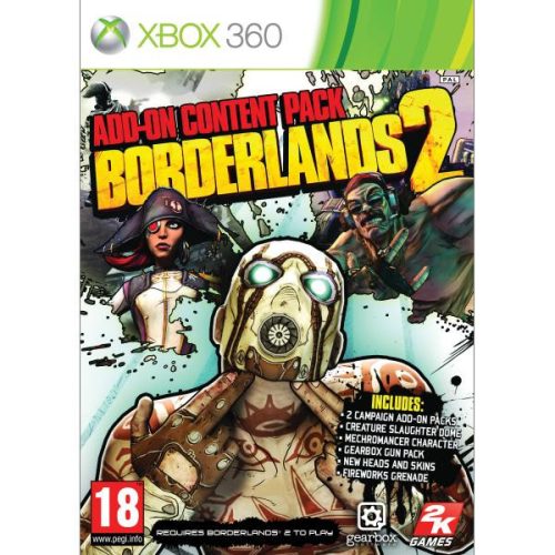 Borderlands 2 Add-on Content Pack Xbox 360 (használt, karcmentes)