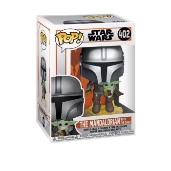   Funko POP! Star Wars: The Mandalorian - Mando Flying with Jet figura