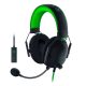 Razer Blackshark V2 + USB Mikforon szabályzó - Fekete / Zöld