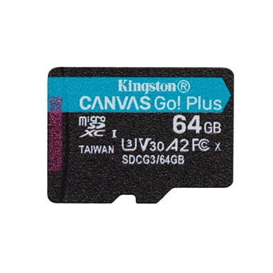 Kingston 64GB microSDXC Canvas Go! Plus memóriakártya (használt)