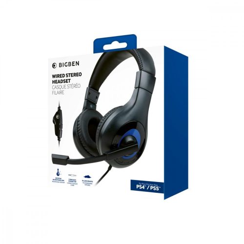 Bigben Stereo Gaming Headset V1 PS4 / PS5 - Fekete