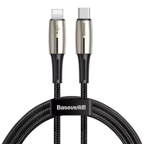 Baseus USB Type C - Lightning kábel 1.2m 18W 2A szürke
