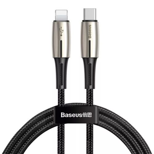 Baseus USB Type C - Lightning kábel 1-2m 18W 2A szürke