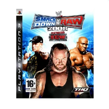 WWE Smack Down vs Raw 2008 PS3 (használt, karcmentes)