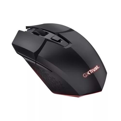 Trust Gaming GXT 110 Felox Megvilágított vezeték nélküli gamer egér - Fekete (25037)