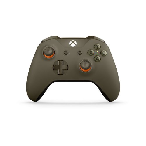 Xbox One S vezeték nélküli kontroller Zöld Camo Orange