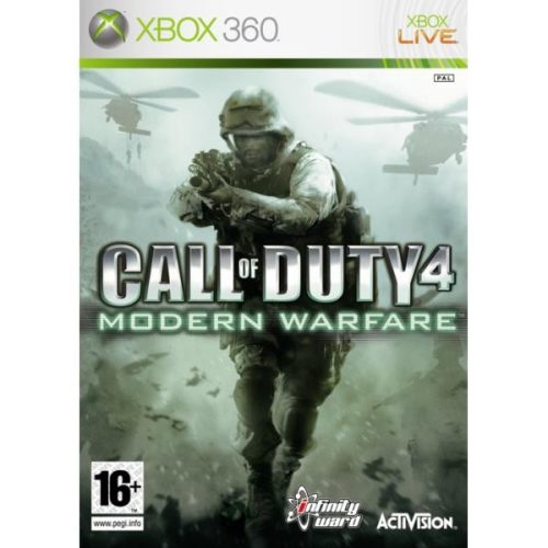 Call of Duty 4 Modern Warfare Xbox 360 (használt, sérült borító)