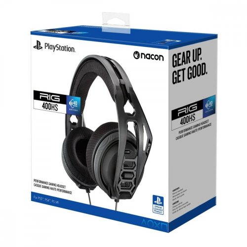 Nacon RIG 400HS Headset PS4/PS5 - Fekete