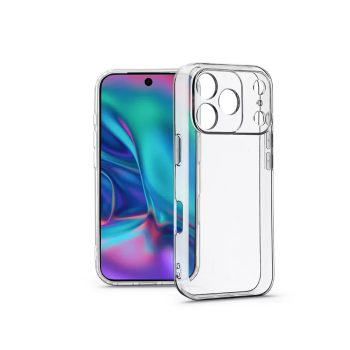   Haffner Clear Case kameravédős, átlátszó tok, iPhone 17 Pro