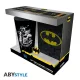DC COMICS Batman ajándékszett: XXL pohár, kitűző, A6 zsebnotesz