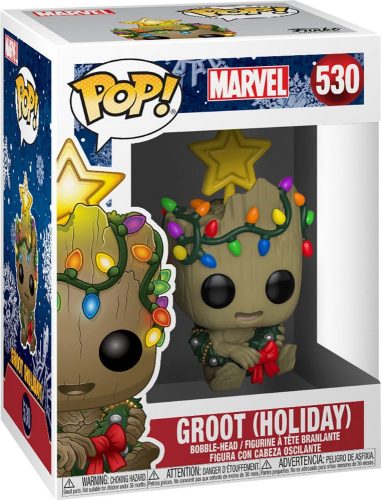 Funko POP Movies Marvel Holiday Groot Figura