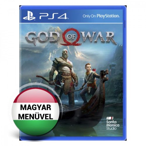 God of War (2018) PS4 (magyar felirat) (használt, karcmentes, nyomtatott borító)