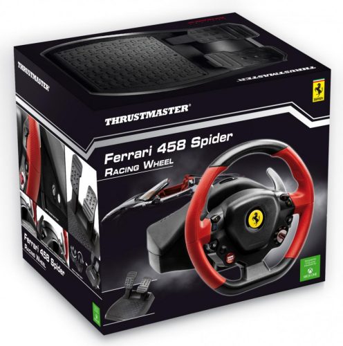 Thrustmaster Ferrari 458 Spider Racing Wheel kormány és pedál szett Xbox One konzolhoz