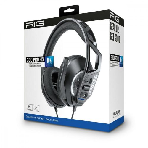 Nacon RIG 300PRO HS Premier Gaming Headset PS4/PS5/Xbox/PC/Mobil - Fekete