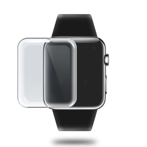 3D Full ragasztós Apple Watch Üvegfólia - Fekete Watch 4 40 mm