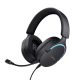 Trust Gaming GXT 489 Fayzo gamer mikrofonos, vezetékes fejhallgató, 7.1 headset, USB csatlakozás - Fekete (24900)
