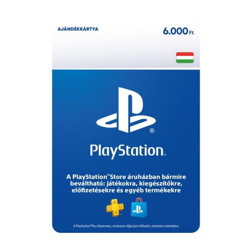 Playstation 6000 Ft PSN Network Kártya PS3/PS4/PS5