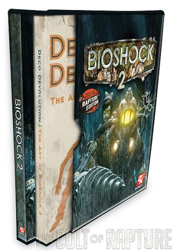 Bioshock 2 PS3 rapture edition art book (használt, karcmentes)
