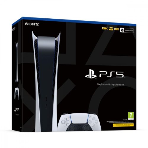 Playstation5 (PS5) Digital Edition 1016B (használt, 6 hónap jótállás)