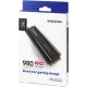 Samsung 980 PRO 2TB M.2 NVMe SSD Hűtőbordával, PS5-höz (3 év jótállás)