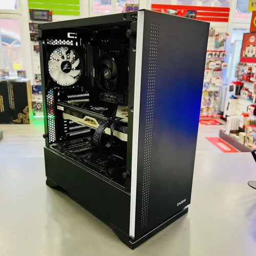 Használt Gamer PC: Ryzen5 5600 | RX5700XT | 32 GB DDR4 | 512 GB SSD (használt, 3 hónap jótállás)